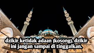 Inilah dzikir ketidakadaan (kosong) || HAMBA ALLAH