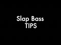 Slap bass tips and tricks  - Cambridge Bass lessons