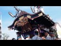 成田祇園祭　薬師堂前　花崎町の山車　唄い踊る　２０１６．７．１０　narita gion festival