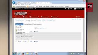 Desire2Learn 10.0 - Creating Content