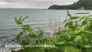 小樽市塩谷海岸の様子をお届けします。2022年6月3日（金）