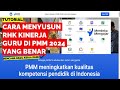 CARA MENYUSUN RHK KINERJA GURU DI PMM 2024