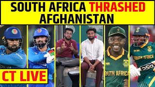 🔴AFG VS SA CT LIVE : SOUTH AFRICA THRASHED AFGHANISTAN