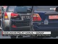 Akhir Agustus Aturan Pelat Ganjil - genap Resmi Berlaku