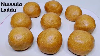 Only 2 Ingredients Healthy Sweet | Sesame Laddu With Sugar | Nuvvula Laddu Recipe in 2 Minutes