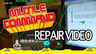 Missile Command PCB Repair (Atari 1980) for Arcade Club