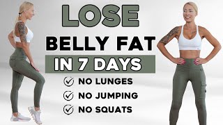 30 MIN LOSE BELLY FAT in 7 Days Standing Abs Workout - No Squat, No Lunge, No Jumping