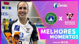 BRASÍLIA vs MACKENZIE | Melhores Momentos | Superliga Feminina 24/25