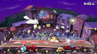 WinterShorts (Yoshi) vs. alessilowell (Min Min/Snake) - Smash Pros Match, Game 2