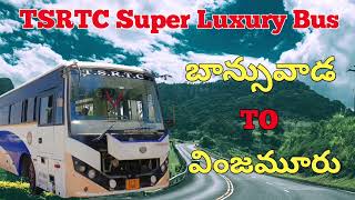 Banswada To Vinjamuru TSRTC Super Luxury Bus Details || Vinjamuru To Banswada Bus Details