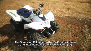 MXTV Mini Dirt Bikes - Suzuki Quadsport Z50 Xmas Review