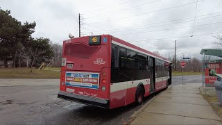 TTC 48 Rathburn Bus Ride #8120 from Royal York Stn to Mill Road (December 18th, 2023)