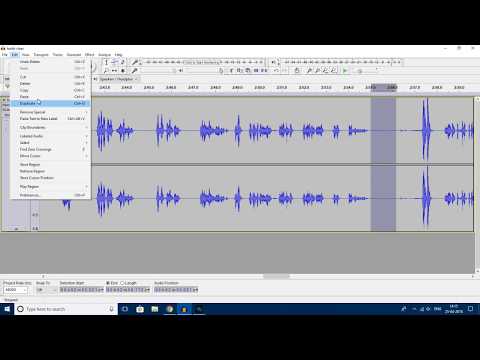 How to Trim and delete part of audio in Audacity How to Trim and delete part of audio in Audacity