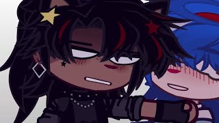 Shadow's annoyed cuz Sonic is ignoring him XD//SONADOW//Sonic x Shadow gacha//MY AU//