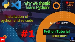 #1 | Visual Studio Code Python | Python Tutorial For Beginners in (HINDI) | Python vs code