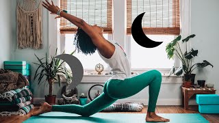 40min. MOON SALUTATIONS || A YOGA FLOW TO HONOR YOUR FEELINGS ||