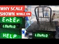 why weighing scale showing ENTER, HELP & LOBATTERY Problem  turn ON