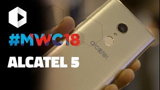 ¡ALCATEL 5 con cámara doble delantera! #MWC 2018