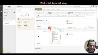 WEBCON BPS: Reduced item list size