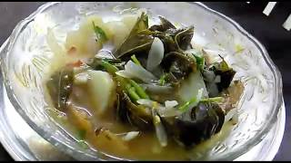 Sougri Kangsoi Thongba / Gongura curry with fermented Fish// Gongura curry in Manipuri style //