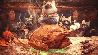 【MHW】アイルー達の料理シーンが可愛すぎるwww 第二弾！！