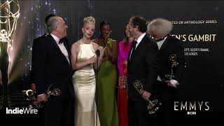 Anya Taylor-Joy and "The Queen's Gambit" Cast & Crew On Their Historic Emmy Night for Netflix