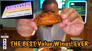 AJ’s Oasis Café Serves Up Gigantic, Delicious, Perfectly Cooked Wings In Meriden, CT! #WingWednesday