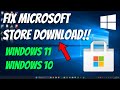How To Fix Microsoft Store Not Downloading Apps (2025)