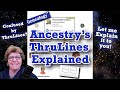 Ancestry.com: ThruLines Explained (2020)