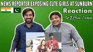 Pakistani Reacts to | News Reporter Prank at SUNBURN | So Effin Cray | Table Top Reactions