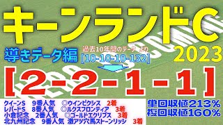 【キーンランドカップ2023】　導きデータ編　過去10年間のデータから導かれた馬とは！【データ傾向】【競馬予想】