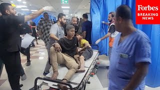 GRAPHIC WARNING: Footage Shows Wounded Palestinians In Gaza Hospital As Israeli Airstrikes Continue