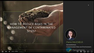 How to reduce risks in the management of contaminated sites