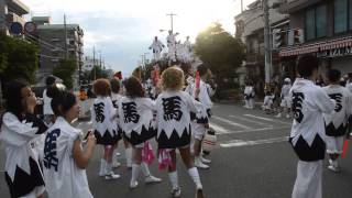 2015大阪市平野郷だんじり祭り夏祭り宵宮　馬場町④（平成27年7月12日）