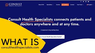 How does Consult Health Specialists work for doctors?