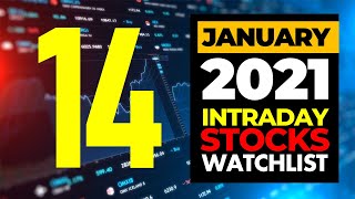 #573 Intraday Stock Watchlist I Intraday Stocks For Tomorrow I 14 Jan 2021