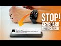 How to Turn Off Apple Watch Keyboard Notifications (simple)