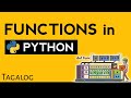 FUNCTIONS IN PYTHON | LOCAL AND GLOBAL VARIABLES | PYTHON TUTORIAL