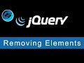 Removing Elements Using Remove and Empty - jQuery Ultimate Programming Bible