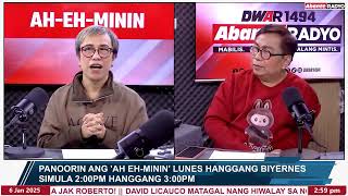 Ah Eh-Minin | KathDen fans nagkakagulo sa x? | January 6, 2025