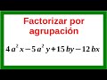 Factorización por Agrupación Ejemplo 3