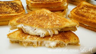 Make a DELICIOUS caramelized onion and cheese sandwich at home