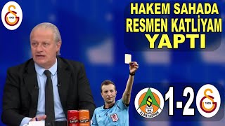 Galatasaray 2-1 Alanyaspor | Hakem Katliyam Yaptı | Galatasaray Haberleri