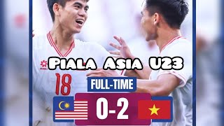 Highlight Malaysia Vs Vietnam 0 - 2 | Piala Asia U23 | Malaysia Gugur