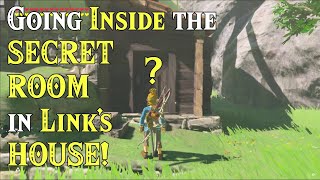 Going Inside the SECRET ROOM in Link's HOUSE! Glitching out in Zelda Breath of the Wild