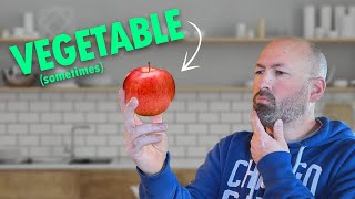Apples are vegetables