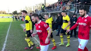 Die Mannschaften kommen | VfB Homberg - Rot Weiss Essen