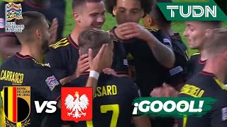 ¡PEDAZO DE GOL! Apaguen y vámonos | Bélgica 4-1 Polonia | UEFA Nations League 2022 - J2 | TUDN