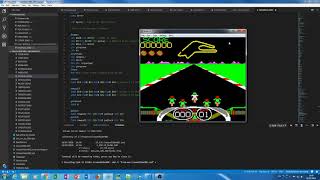 BBC Micro Crazee Rider assembling from source code using Visual Studio Code + beebasm