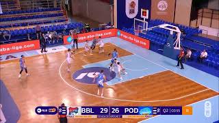 NLB ABA League 2 2023/24 highlights, Round 2: Borac WWIN - Podgorica, (12.10.2023)